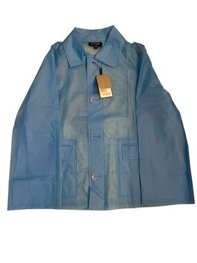 Burberry Sky Blue Raincoat